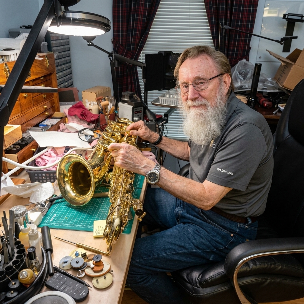 Glenn Dobias, Woodwind Repair Technician
